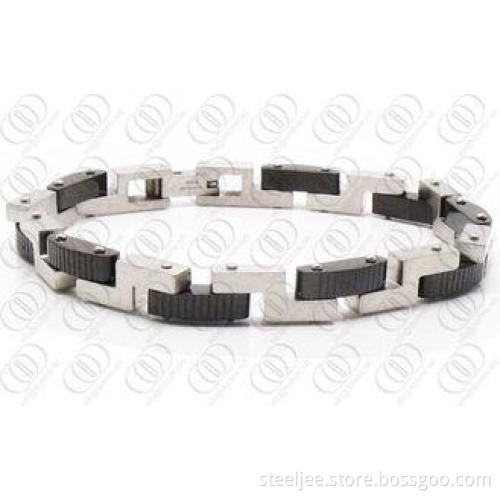 Fashionable Silver Unisex Bracelets 316L Stainless Steel J